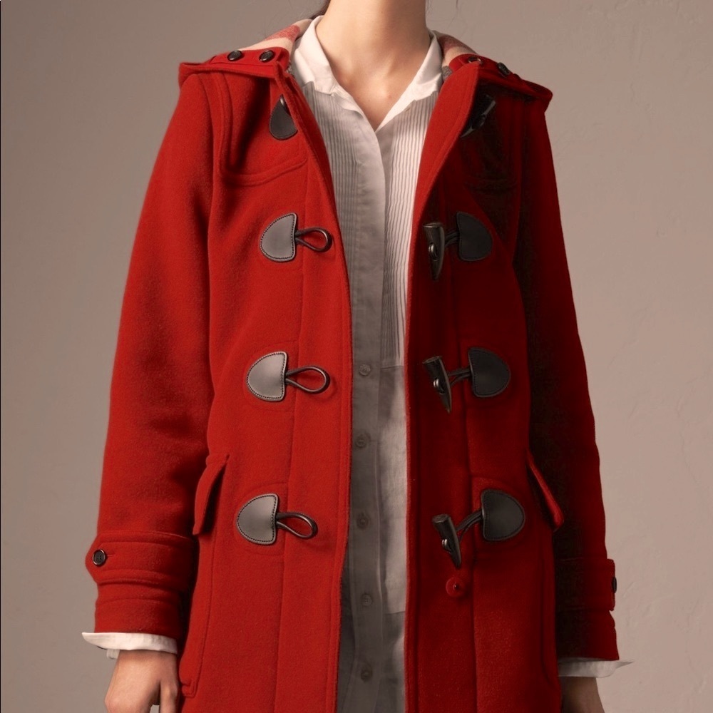 Like New Burberry duffle coat